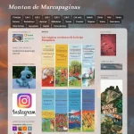 Los doce nuevos marcapáginas de la bruja Pamplinas en el blog «Montón de marcapáginas»