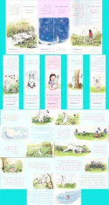 Lote de marcapáginas de El conejito de luz