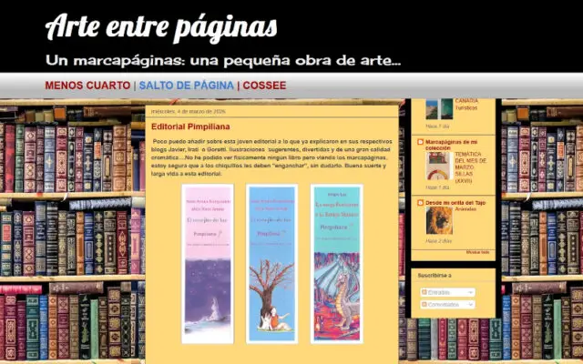 Blog "Arte entre páginas"