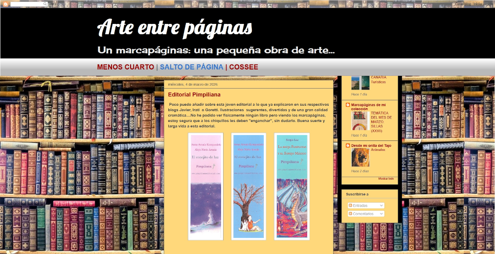 Blog "Arte entre páginas"