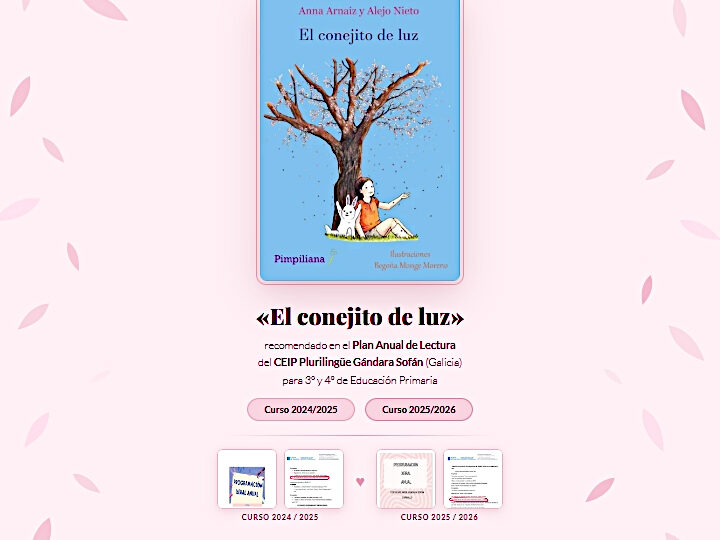 "El conejito de luz" en el colegio Gándara Sofán