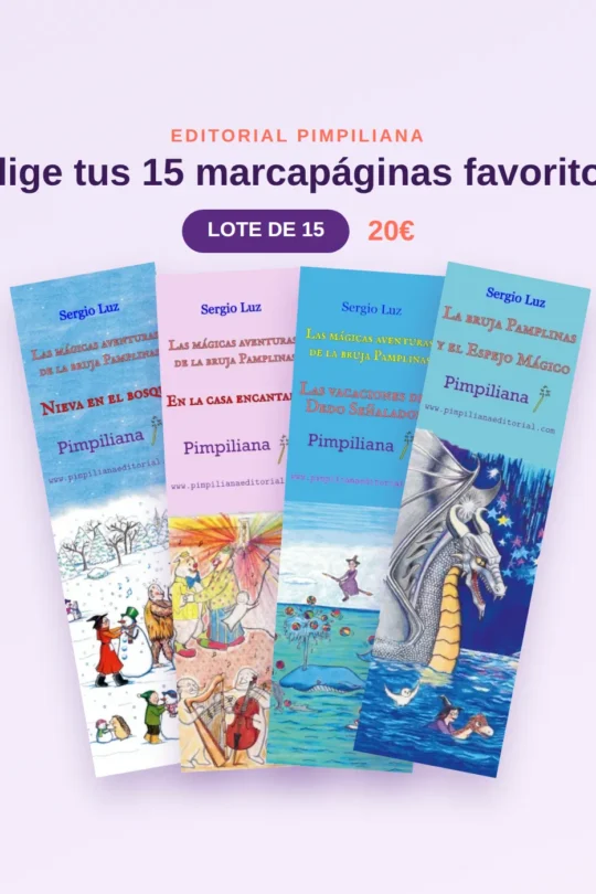 Lote de 15 marcapáginas a elegir