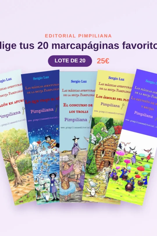 Lote de 20 marcapáginas a elegir