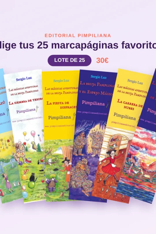 Lote de 25 marcapáginas a elegir