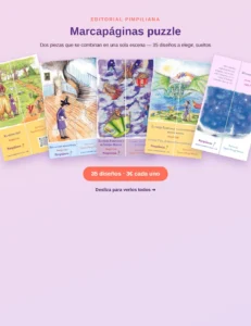Marcapáginas puzzles sueltos